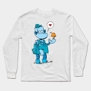 Robot in love Long Sleeve T-Shirt